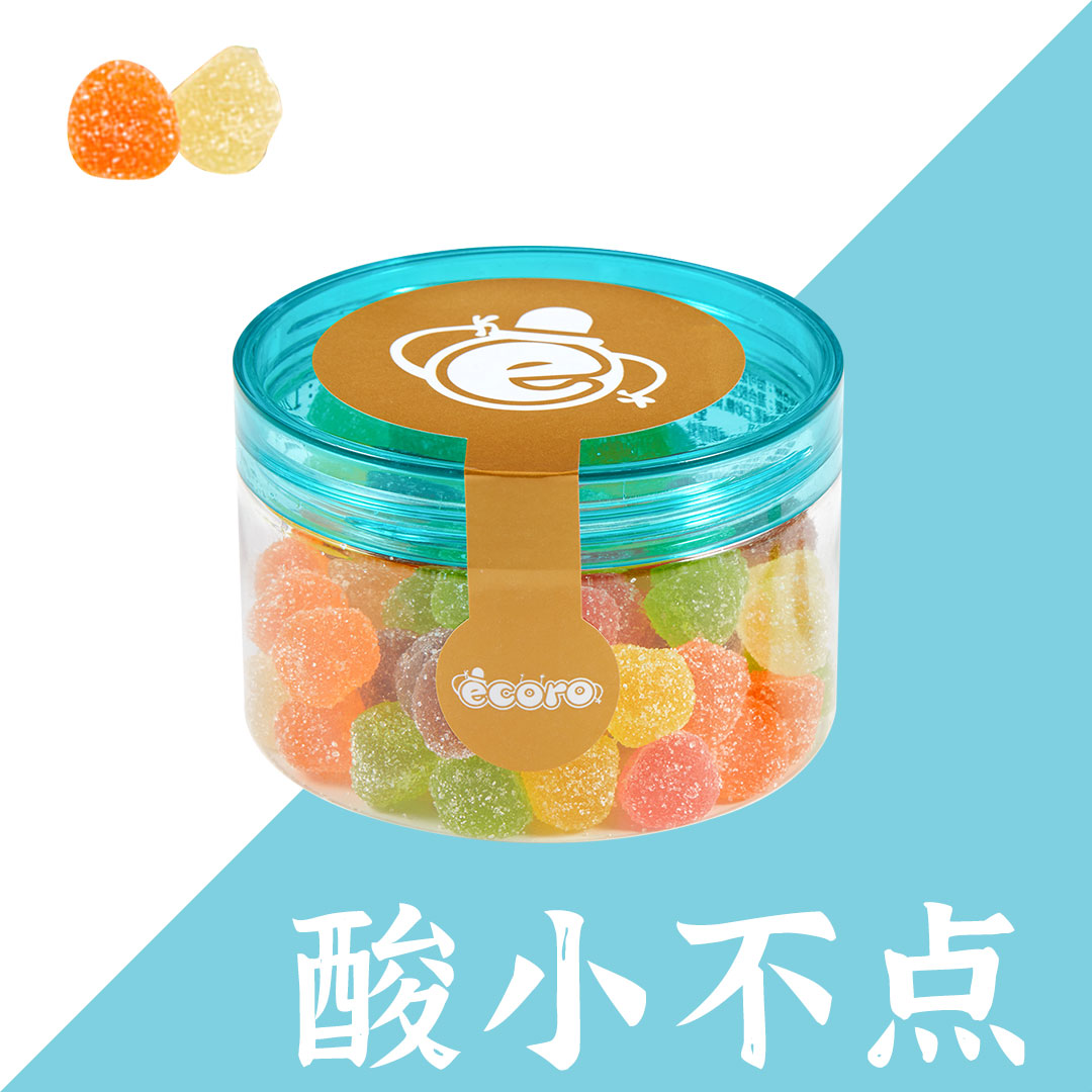 ecoro/怡可诺Canned Gummy 120g (Sour mini dots)